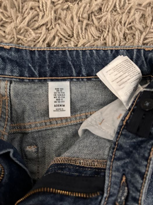 Blugi scurti fete pana la genunchi h&m 146