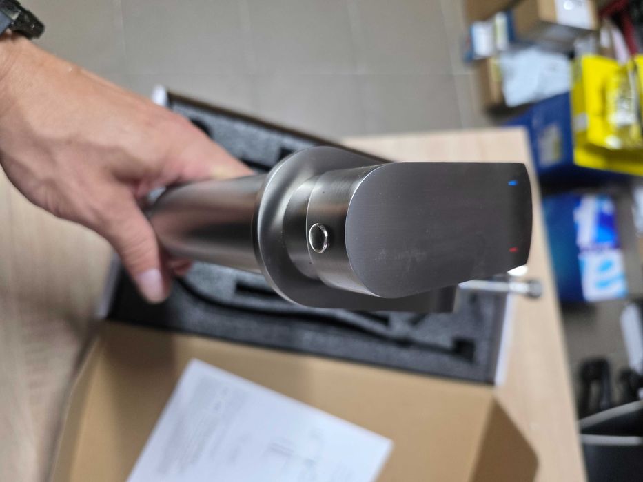 Baterie monocomanda pentru lavoar ARCORA din otel inoxidabil cu cartus ceramic