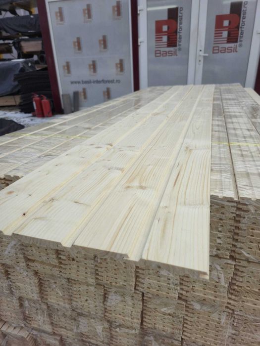 PRET PRODUCATOR REDUS Lambriu - Molid - Profil trapez - 12.5x96x2500mm
