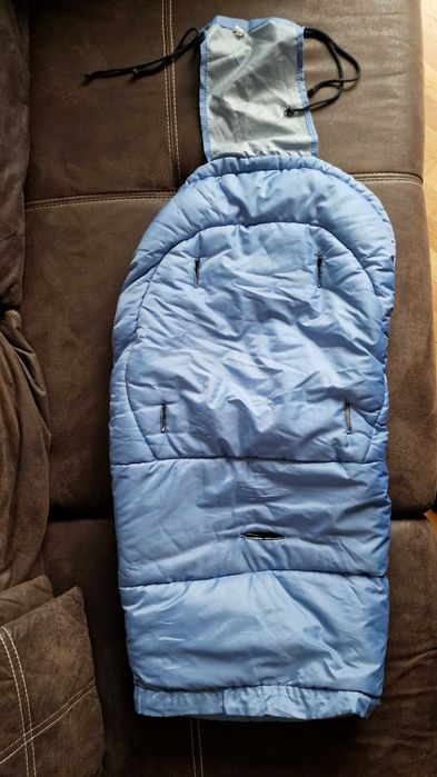 Детски син термо чувал за количка