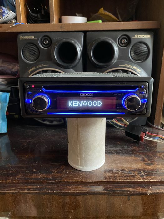 KENWOOD kdc-w6041u - СИНИ ПУРИ! - Винтидж модел -USB CD mp3 плеър за кола сд авто радио