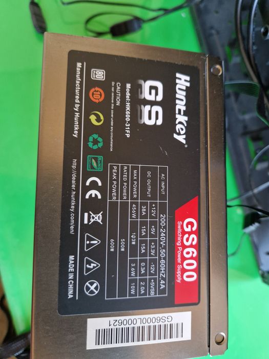 блок питания HuntKey 600w