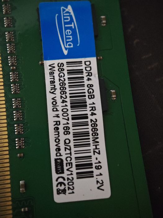 Ddr4 16gb (2*8) разгон 3333 cl 16