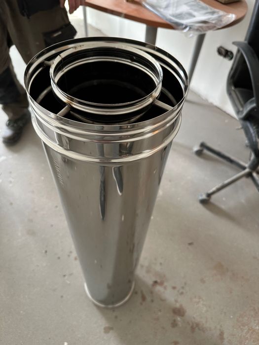 Неръждаема тръба Коаксиал за газов комин Инокс Convesa