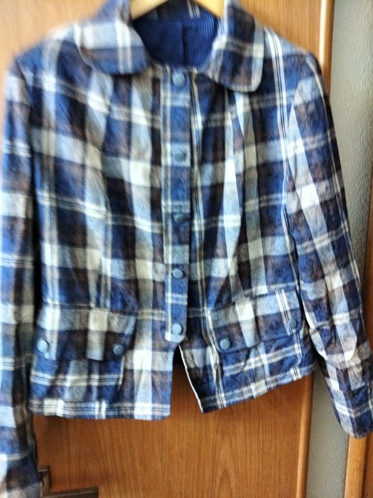 Пиджак и юбка в клетку