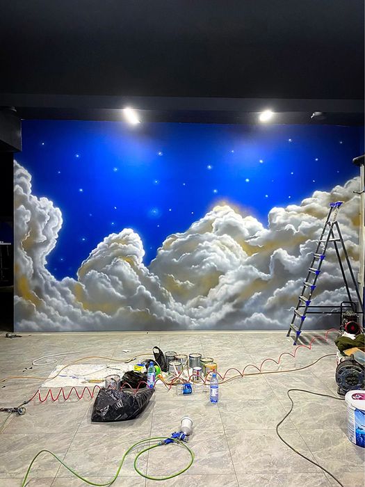 роспись стен, Художник, Граффити, Муралы