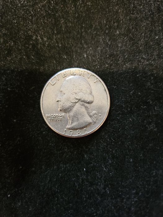 Монета перевёртыш quarter dollar четвертак