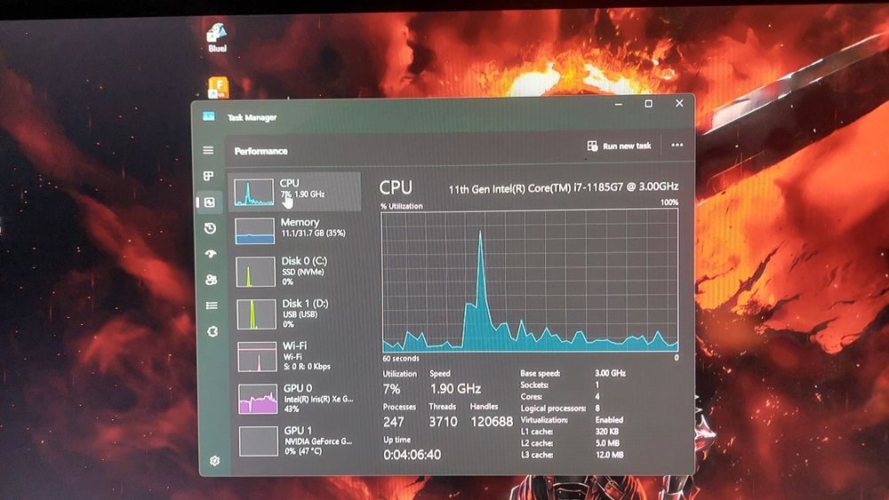 Laptop msi stealth 15m A11SDK