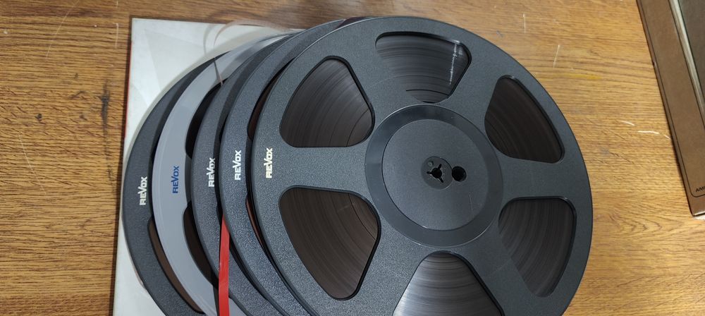 Set 5 benzi Revox 26' banda de calitate (2 înregistrate 2T high speed)