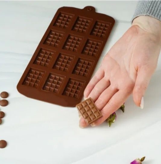 Силиконовая форма "Плитка" для шоколада