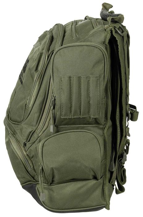 Rucsac Tactic Militar MFH US National Guard 40L – Ghiozdan Rezistent Armata Pescuit Vanatoare Barbat Camping, Outdoor & Airsoft (Negru sau Verde Oliv)
