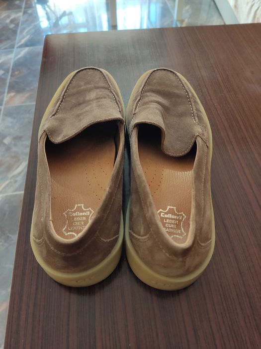 BOSS мъжки мокасини естествен велур, номер 41