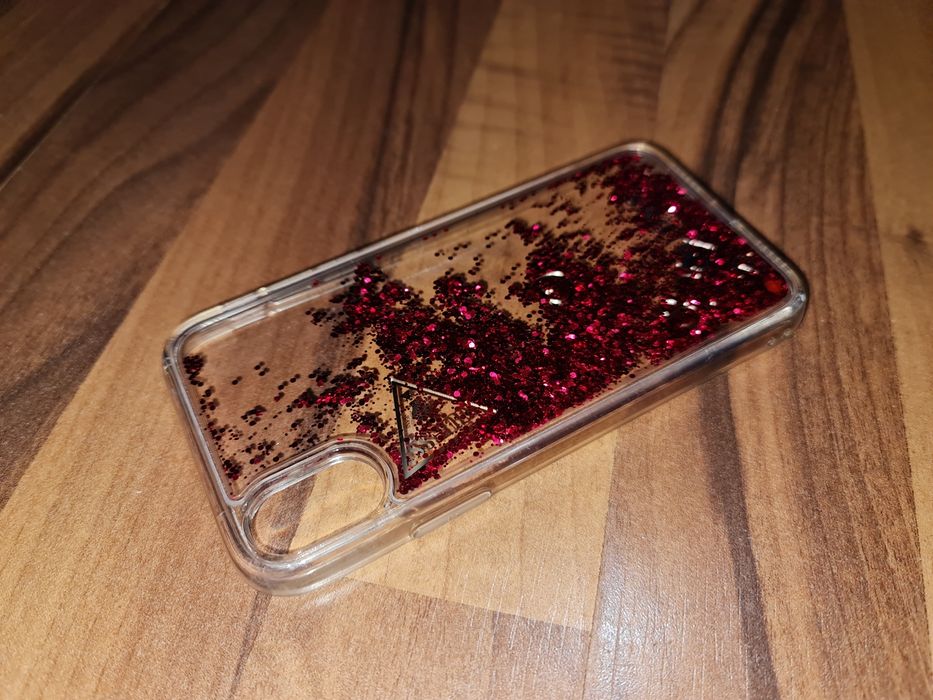 Husa originala Guess Liquid Glitter Case Apple iPhone X iPhone Xs