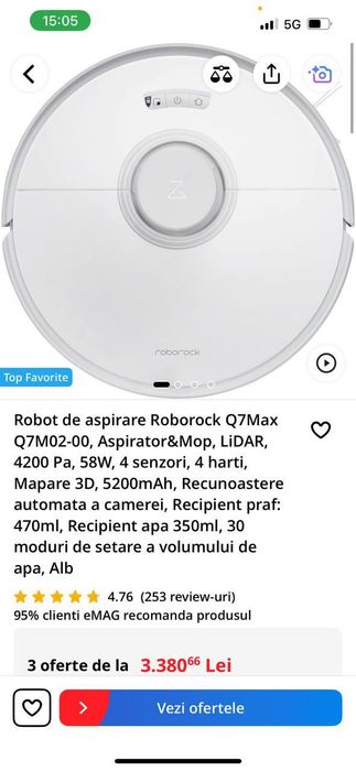 Roborock Q7M02-00 used