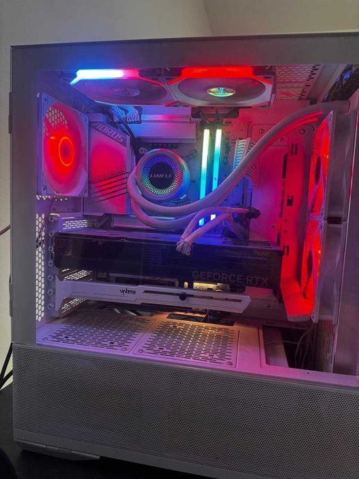 Full Setup Gaming: PC i7-14700K / RTX 4060 Ti + Monitor Alienware 240Hz + Periferice + UPS + Birou & Scaun