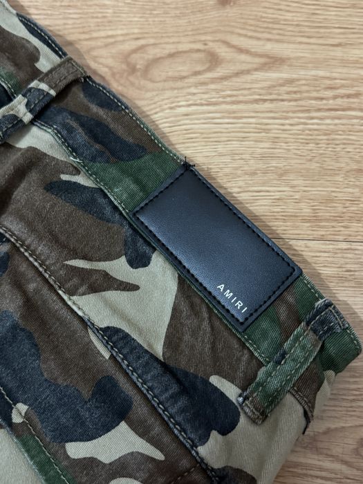Amiri Камуфлажни Biker Jeans Дънки