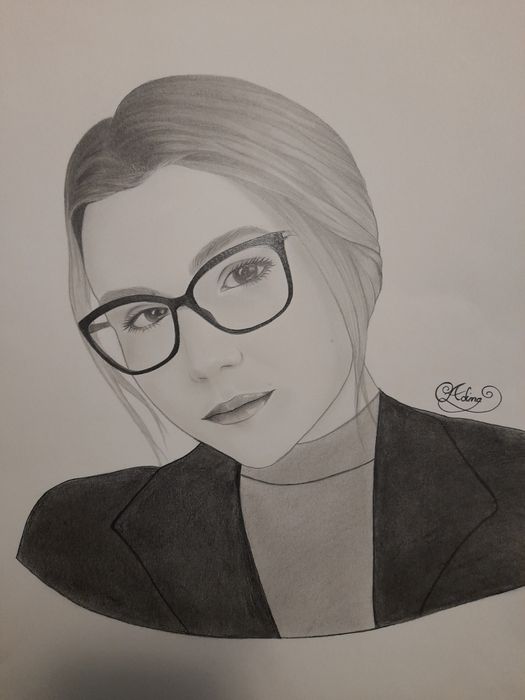 Portrete în creion