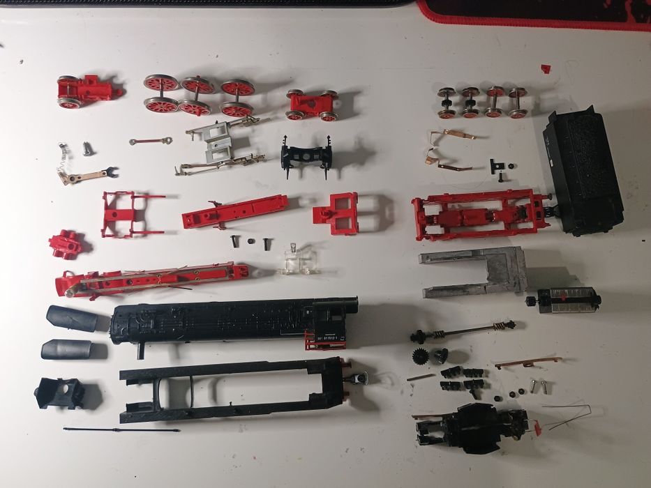 Piese locomotiva BR01 BR17 BR18 BR36 Fleischmann trenuleț electric HO