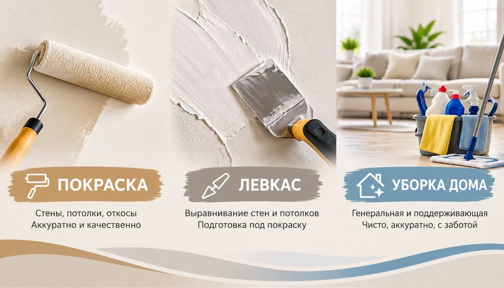 Уборка квартир, дома