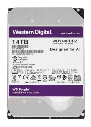 Жесткий диск WD Purple 14 ТБ