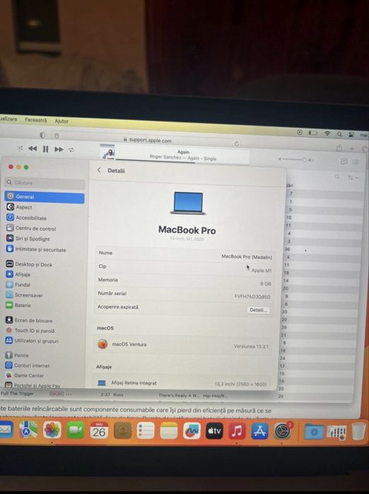 MacBook Pro M1 2020 13” 8GB/256GB + 98% baterie + Magic Mouse 3