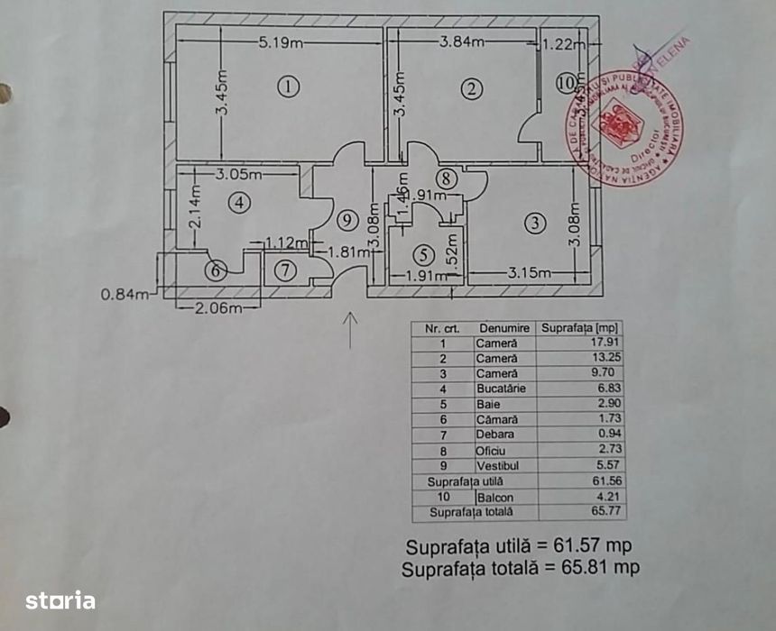 Vanzare apartament 3 camere Drumul Taberei Romancierilor