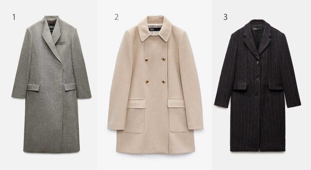 Нови вълнени палта Zara, M