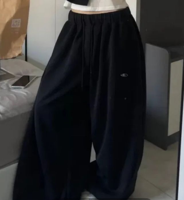 Оверсайз спортивки черные Oversize