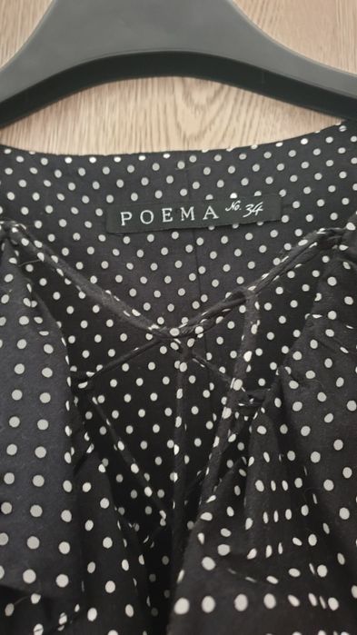 Bluza POEMA cu decolteu & șnur