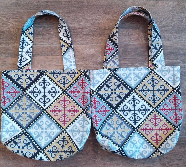 Этно шопперы в казахском стиле