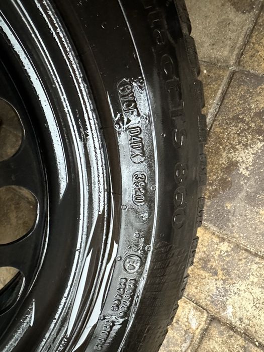 Jante roti iarna VW 16 205 55 R16 continental