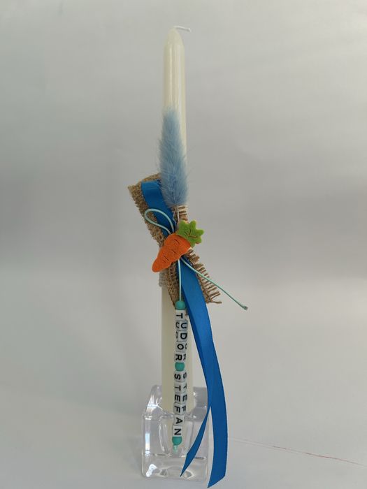 Lumanare personalizata impartasit copiii Paste