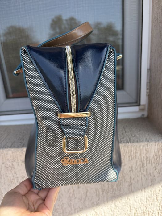 Чанта естествена кожа Doca