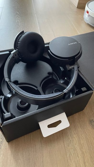 Căști Sony MDR-XB650BTB, Wireless, Bluetooth, Negru