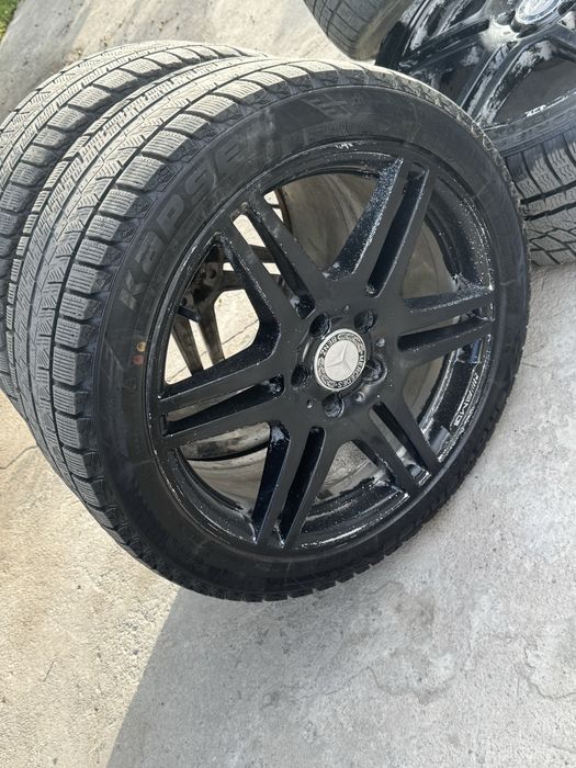 Диски с резиной w212  мерседес 5х112