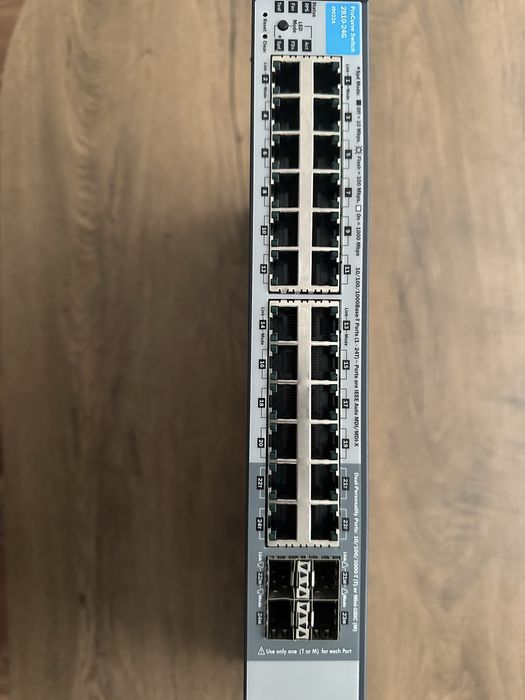 Procurve 2810-24G 24 портов гигабитов суитч