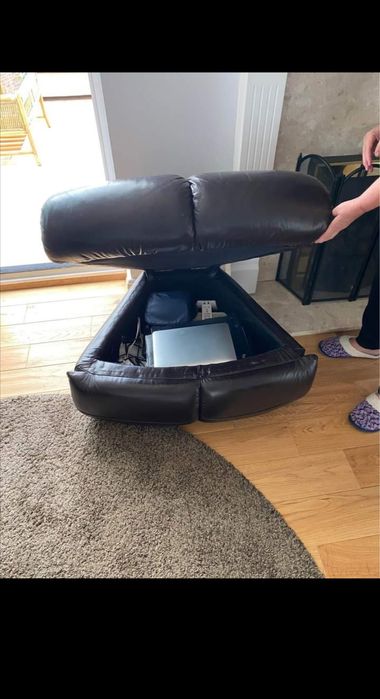 Кожена мека мебел