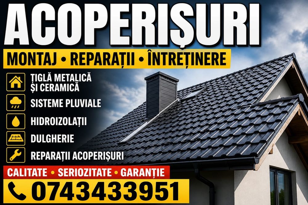 Firmă de acoperișuri tablă bilka