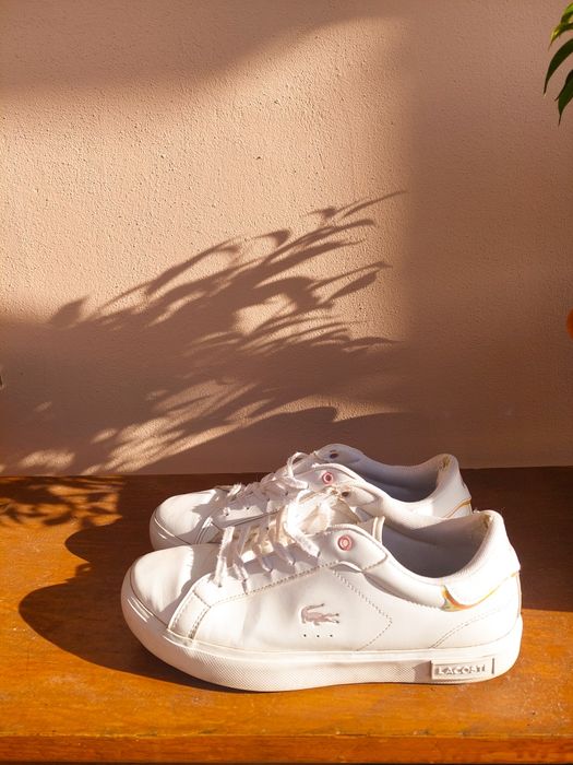 Lacoste дамски бели кецове