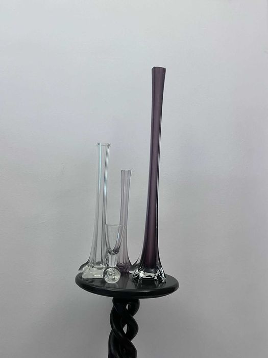 Set patru piese cristal MURANO Italia vechi bibelouri bibelou ieftine