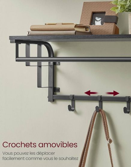 Стенна закачалка с рафт