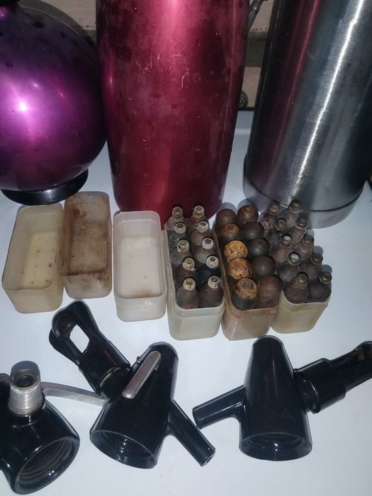 Sifoane capsule aluminiu sau inox