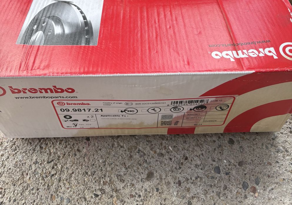 Lot Piese Frână Brembo/TRW – Kit Toyota & Plăcuțe BMW F30 (În Stare Bună)