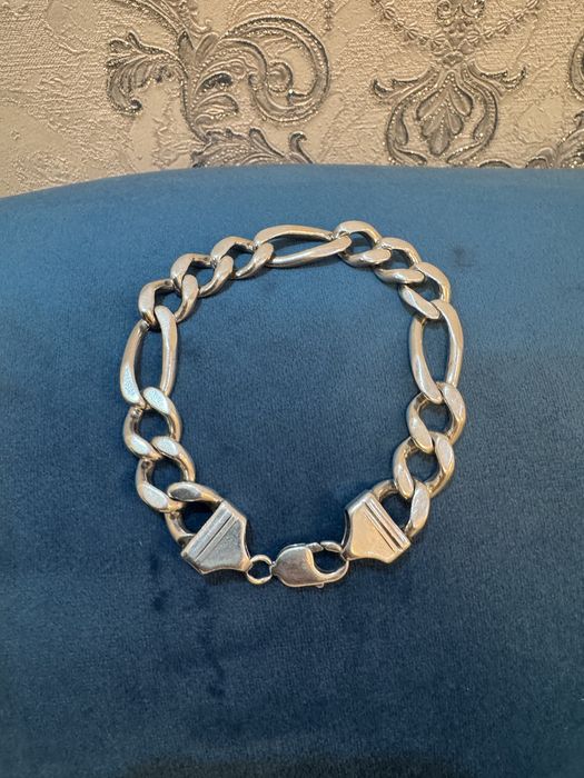 Серебрянный Мужской Браслет Cartier