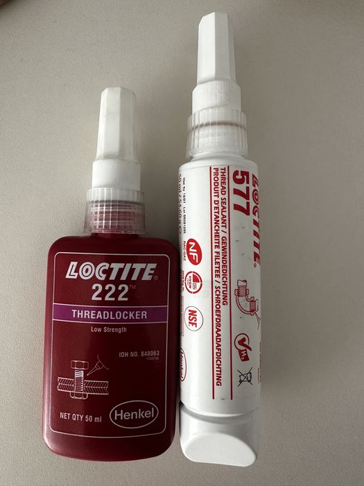 Loctite 222 si Loctite 577