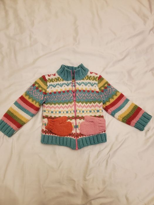 Vand lot haine fetite 18-24 luni, pulover, vesta, geaca