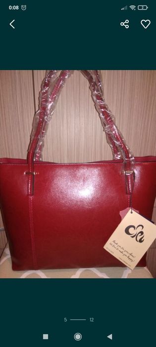 Чанта от естествена кожа,C iel