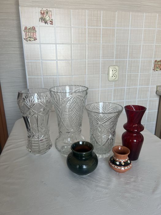 Вазы хрустальные