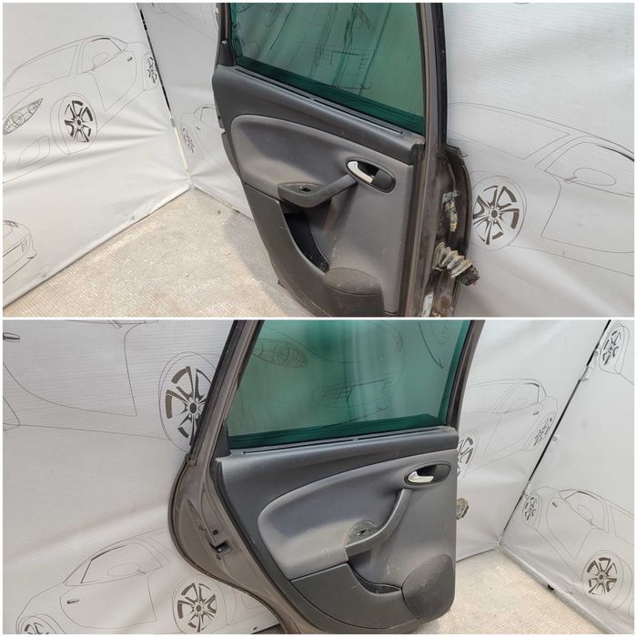 Ușă Spate Stânga Seat Altea Minivan Gri Cod Culoare T4 / S7K 2014 / [2004-2015] / 5P8833055 (2E)