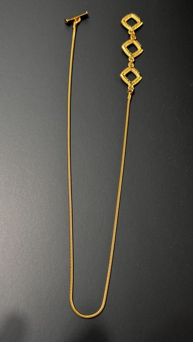 Colier Yves Saint Laurent placat cu aur